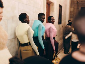 Backstage at Marc Jacobs Spring 2025 Ready-to-Wear Collection