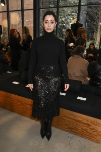 Cristin Milioti at the Coach Fall 2025 Ready-to-Wear show