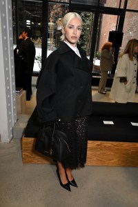Delilah Belle Hamlin at the Michael Kors Fall 2025 Ready-to-Wear show