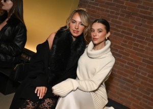 Greta Louise Tomé and Ella McFadin at the Michael Kors Fall 2025 Ready-to-Wear show