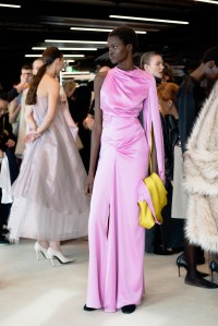 Backstage at Roksanda Fall 2025 Ready-to-Wear Collection at London Fashion Week