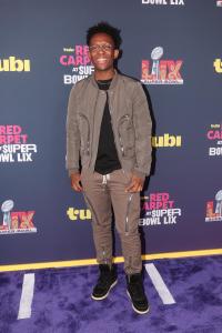 Breland at the Tubi Red Carpet during Super Bowl LIX at Caesars Superdome on February 09, 2025 in New Orleans, Louisiana.