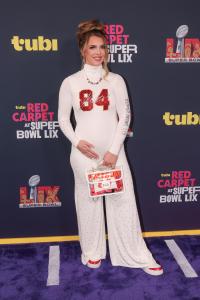 Erica Watson at the Tubi Red Carpet during Super Bowl LIX at Caesars Superdome on February 09, 2025 in New Orleans, Louisiana.
