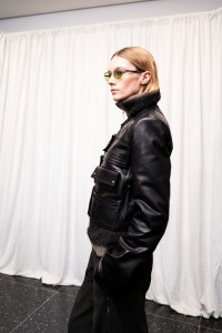 Backstage at the Tory Burch spring 2025 ready-to-wear show at New York Fashion Week.