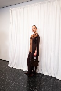Backstage at the Tory Burch spring 2025 ready-to-wear show at New York Fashion Week.