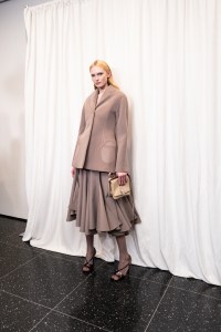 Backstage at the Tory Burch spring 2025 ready-to-wear show at New York Fashion Week.