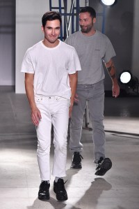 Jack McCollough and Lazaro Hernandez on the runway at Proenza Schouler Spring 2020 ready-to-wear show.