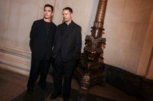 Jack McCollough and Lazaro Hernandez at the 2024 CFDA Fashion Awards held at the American Museum of Natural History on October 28, 2024 in New York, New York.