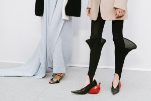 Loewe, Backstage, RTW FW 2022-23, photographed in Paris on March 4th, 2022