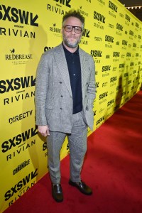 Seth Rogen at "The Studio" Premiere during the SXSW Conference & Festivals at Paramount Theatre on March 07, 2025 in Austin, Texas.