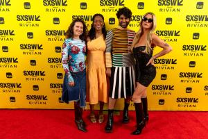 Ana Kirova, Minaa B, Alok Vaid-Menon, Kesha at "Featured Session Fighting Loneliness in Our Digital World" at Austin Convention Center on March 12, 2025 in Austin, Texas.