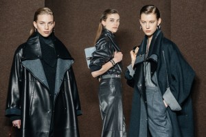 Backstage at Hermès Fall 2025 Ready-to-Wear Collection at Paris Fashion Week