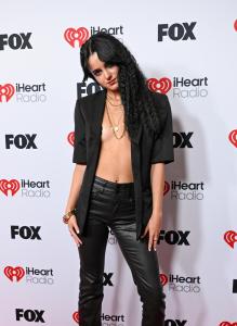 JaeXlynne at the 2025 iHeartRadio Music Awards held at the Dolby Theatre on March 17, 2025 in Los Angeles, California.
