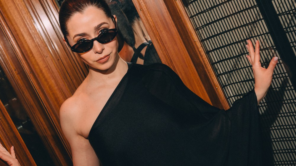 Cristin Milioti getting ready for the Dior fall 2025 show in Paris.