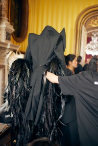 Backstage at Matières Fécales Fall 2025 Ready-to-Wear Collection at Paris Fashion Week