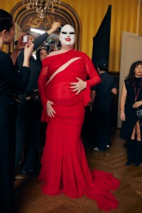 Backstage at Matières Fécales Fall 2025 Ready-to-Wear Collection at Paris Fashion Week