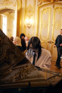 Backstage at Matières Fécales Fall 2025 Ready-to-Wear Collection at Paris Fashion Week