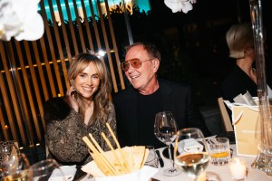 Suki Waterhouse and Michael Kors