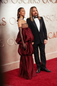 Zoe Saldana and Marco Perego Saldaña