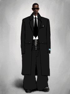 A look by Paradis for the upcoming Usher 2025 World Tour.