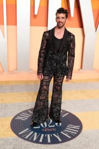 Michael Urie at the 2025 Vanity Fair Oscar Party Hosted By Radhika Jones held at Wallis Annenberg Center for the Performing Arts on March 02, 2025 in Beverly Hills, California.