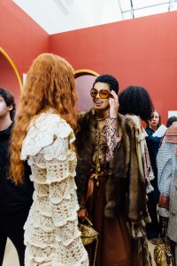 Backstage at Zimmermann Fall 2025 Ready-to-Wear Collection at Paris Fashion Week