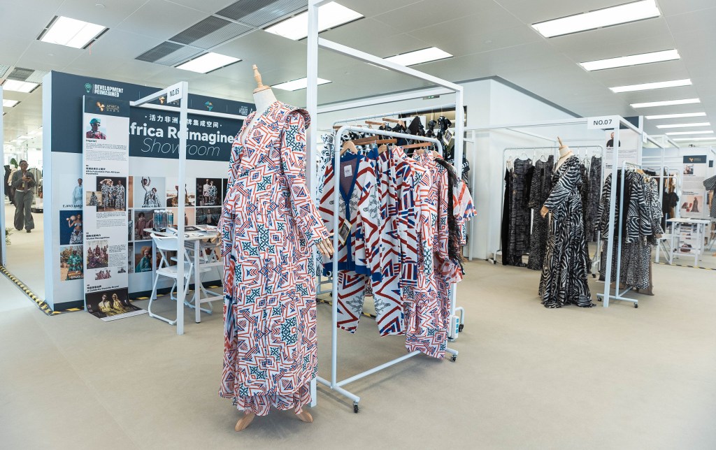 Africa Reimagined showroom during Shanghai Fashion Week