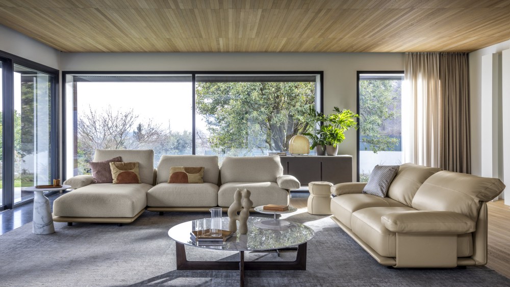 The new Blisscape sofa by Palomba Serafini for Poltrona Frau