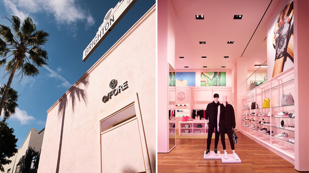 Gfore, golf, shoes, retail, store, footwear, Beverly Hills, shoe store