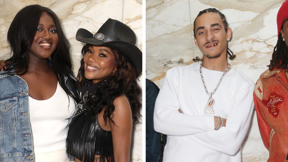 (L-R) Zaya Wade and Gabrielle Union attend as H&M celebrates their Studio Resort and upcoming collections at SoFi Stadium on April 28, 2025 in Inglewood, California.