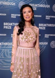 Wendi Murdoch at The 11th Breakthrough Prize Ceremony held at Barker Hanger on April 05, 2025 in Santa Monica, California.