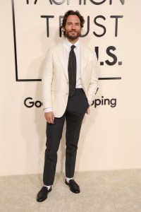 Sam Claflin at the Fashion Trust U.S Awards 2025 held at The Lot at Formosa on April 08, 2025 in Los Angeles, California