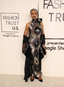 Laverne Cox at the Fashion Trust U.S Awards 2025 held at The Lot at Formosa on April 08, 2025 in Los Angeles, California