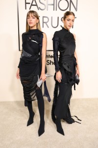 Simi Khadra, Haze Khadra at the Fashion Trust U.S Awards 2025 held at The Lot at Formosa on April 08, 2025 in Los Angeles, California