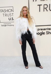 Olympia Gayot at the Fashion Trust U.S Awards 2025 held at The Lot at Formosa on April 08, 2025 in Los Angeles, California