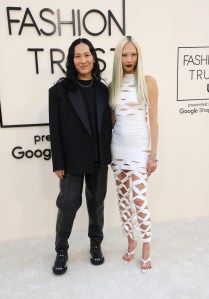 Alexander Wang, Soo Joo Park at the Fashion Trust U.S Awards 2025 held at The Lot at Formosa on April 08, 2025 in Los Angeles, California