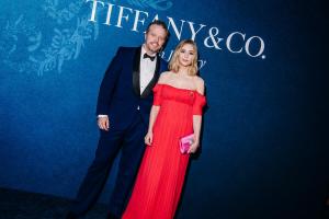 Jason Isbell, Anna Weyant at the Tiffany Blue Book Gala held at The Metropolitan Museum of Art on April 25, 2025 in New York, New York.