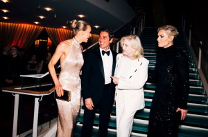 Amy Griffin, David Muir, Diane Sawyer, and Lindsey Vonn