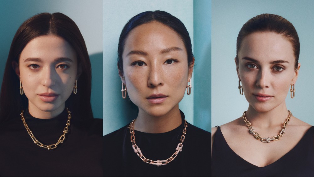 Mikey Madison, Greta Lee and Anna Weyant for Tiffany & Co.'s HardWear 2025 campaign.