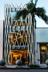 A look at the new Tory Burch’s Rodeo Drive store redesign in Los Angeles, California.
