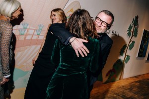 Eileen Guggenheim, Taylor Neisen, Gina Gershon, and Liev Schreiber