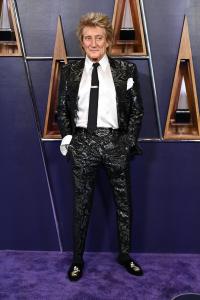 Rod Stewart at the 2025 American Music Awards held at the Fontainebleau Las Vegas on May 26, 2025 in Las Vegas, Nevada.