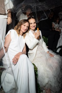 Camille Cottin and Natalie Portman at the Dior Cruise 2026 Ready-to-Wear show