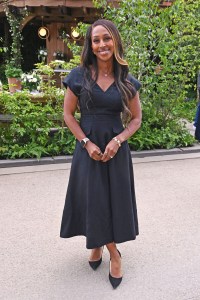 LONDON, ENGLAND - MAY 19: Alexandra Burke attends The RHS Chelsea Flower Show 2025 on May 19, 2025 in London, England.. (Photo by Alan Chapman/Dave Benett/Getty Images)