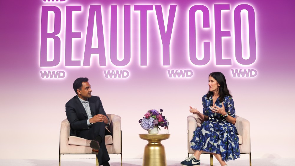 Michelle Peluso in conversation with CVS Health chief merchandising officer, Musab Balbale.