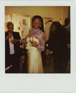 A look at  Sha'carri Richardson getting ready for in Met Gala 2025 with Valentino