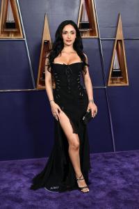 Leah Kateb at the 2025 American Music Awards held at the Fontainebleau Las Vegas on May 26, 2025 in Las Vegas, Nevada.