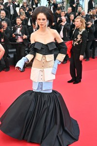 Coco Rocha at “The History of Sound” Premiere during The 78th Cannes Film Festival at Palais des Festivals on May 21, 2025 in Cannes, France.
