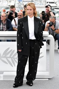 Thora Birch at "The Chronology of Water" Photocall during The 78th Cannes Film Festival at Palais des Festivals on May 16, 2025 in Cannes, France.