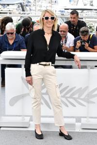 Kim Gordon at "The Chronology of Water" Photocall during The 78th Cannes Film Festival at Palais des Festivals on May 16, 2025 in Cannes, France.